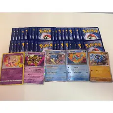Cartas Pokemon TCG Originais - Lotes com até 100 cartas sem repetidas - Cartas Brilhantes Garantidas