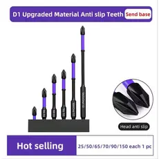 chavesde Bits Magnéticos D1 Anti-Slip – 5 ou 6 Peças Extra Fortes  tamanhos várias .