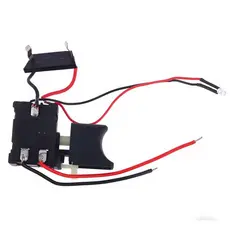 Interruptor de Controle de Velocidade para Furadeira Elétrica - Ajuste de Velocidade, Fácil de Montar, Iluminação .