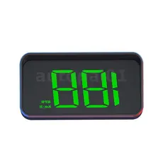 M2 KM/H/MPH HUD Carro Head-Up Display GPS Velocímetro Bússola Tela Do Painel Universal HD Olhar Para Cima