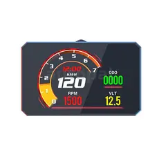 WEIYING P16 OBD2 Medidor Digital De Carro HUD Head Up Display TFT LCD Velocímetro De Tela Multicolorida ECT Água Óleo Te