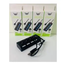 Régua Hub Usb 2.0 4 Portas Interruptor