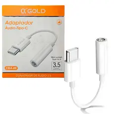 Adaptador Tipo C para P2/3.5mm Fone de Ouvido | Cabo Conversor Áudio DAC