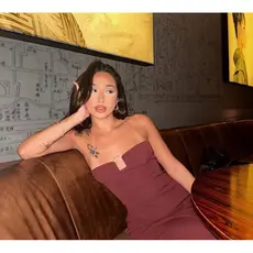 vestido tomara que caia longo com argola casual, encontros/dates/sair com as amigas/dia a dia,