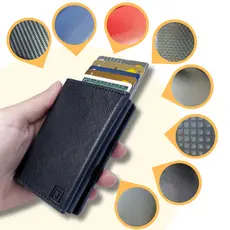 Carteira Porta Cartao Masculino Feminino Antifurto Slim Automática Proteção Rfid ATNI EXCLUSIVE