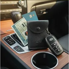 Mini Bolsa Chave Carteira Bloqueia o Sinal Carro RFID Faraday Atni Estojo Protection Antifurtoy Nox
