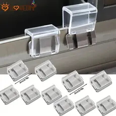 1/5 PCS Trava De Segurança Para Crianças-Fivela De Fechamento Janelas Deslizantes Anti-Roubo Bebês