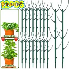 Estacas De Plantas De Jardinagem Para Trepadeiras | Suportes Plásticos Empilháveis Resistentes A UV Com Design Natural ,