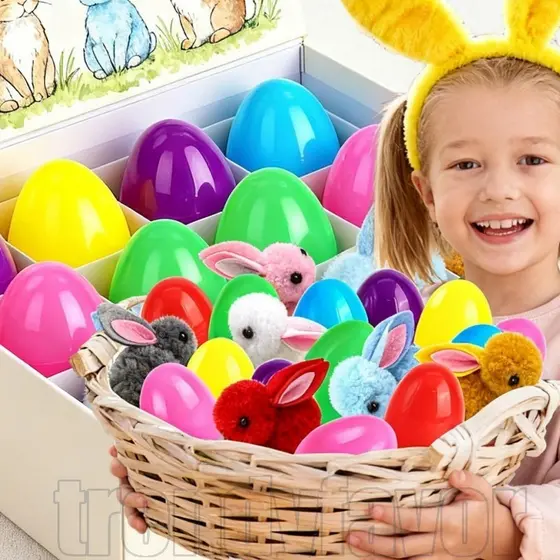 40-10 Unidades De Caixa Cega De Ovos Surpresa De Páscoa-Mini Brinquedo De Coelhinho De Pelúcia-Presente De Festa Infanti