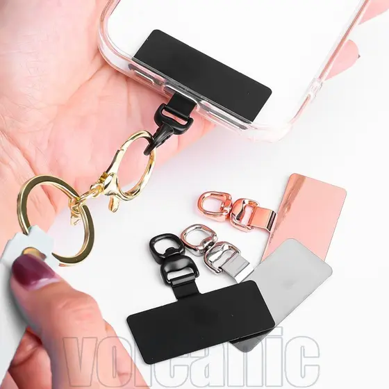 1/3 Unidades De Remendo De Telefone De Aço Inoxidável-Clipes De Capa De Celular-Remendos De Suspensão-Destacáveis , 360