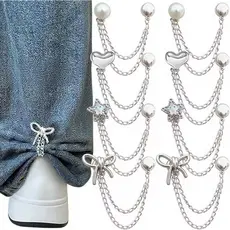Clipe De Roupas Com Borlas De 20/10/5 Unidades-Abotoaduras De Moda Multifuncionais-Ajuste Arco Elegante Love Star-Cachec