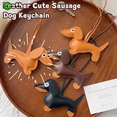 3 Peças Pingente De Chaveiro Dachshund-Presentes Para Amigos , Crianças-Telefone Animal Decoração De Mochila Feminina-Cl