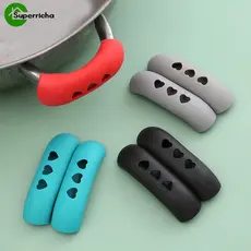 [Capas Antiderrapantes/Tampas De Orelha De Panela A Vapor/Manga De Alça De Alta Qualidade/Punhos Protetores Isolados Calor Para Panelas De Fritura