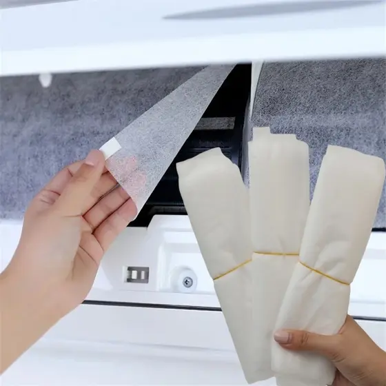 Papel De Filtro De Ar Condicionado 50 Unidades-Rede Anti-Poeira De Tecido Não-Ventilação-Purificação De Limpeza-Líquido