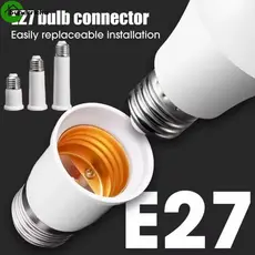 E27 A E27 Extensor Suporte De Lâmpada Encaixe De Soquete-65/95/120mm-Adaptador De Extensão De Luz LED Parafuso-Conversor