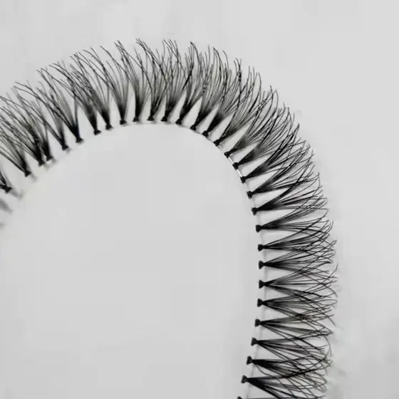 Cílios postiços feitos à mão (cabelo flor 5P) (1 pacote)