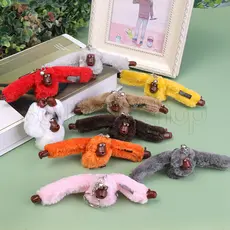 Chaveiro De Macaco De Pelúcia De Braço Longo-Com Pingentes De Bolsa De Animal Pingente De Mochila Gorila-Brinquedos De B