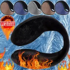 Protetores De Orelha De Pelúcia Macios Térmicos-Aquecedor Grosso De Inverno Para Homens-Adultos E Mulheres Da Moda À Pro
