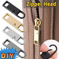 [Destaque] Cabeça De Reparo De Zíper Universal-Para Bolsas De Jaqueta Casaco-Extrator Extensor-Bloqueio Deslizante De Su