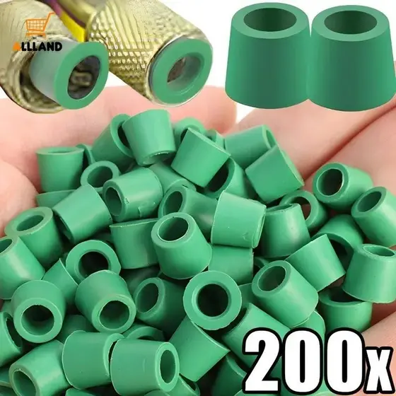 50/100/150/200Pcs Ar Condicionado Verde 1/4'Carregamento De Mangueira Manifold Reparo De O-Ring De Borracha Vedações Para Carros Pessoais Acessórios
