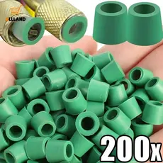 50/100/150/200Pcs Ar Condicionado Verde 1/4'Carregamento De Mangueira Manifold Reparo De O-Ring De Borracha Vedações Para Carros Pessoais Acessórios