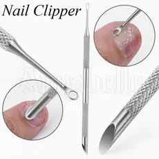 Bastões De Manicure De Aço Inoxidável De Ponta Dupla-Kit Profissional Para Cuidados Com As Unhas-Empurrador Manual De Cu