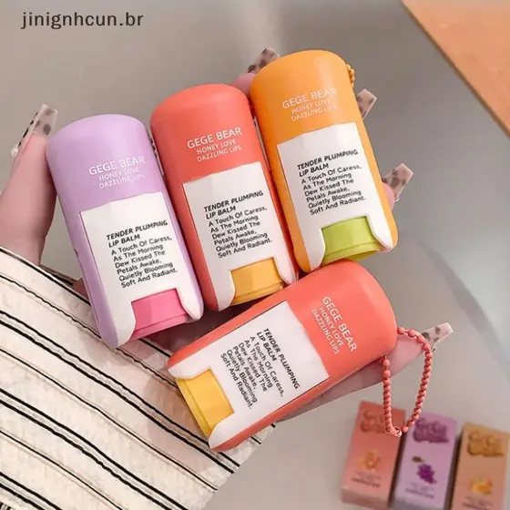 jinignhcun 8.2g Pingente De Chaveiro De Bálsamo Labial De Grande Capacidade , Cuidado Hidratante E , Perfeito Como Base