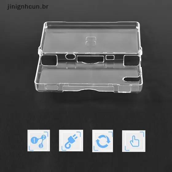 jinignhcun Capa Transparente Para Jogos NDSL , Protetora De Substituição , Lente De Tela Nintend DS Lite BR