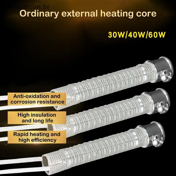 jinignhcun 220V 30W 40W 60W Universal Elétrico Solda Núcleo De Ferro Elemento De Aquecimento Substituição Ferramenta De