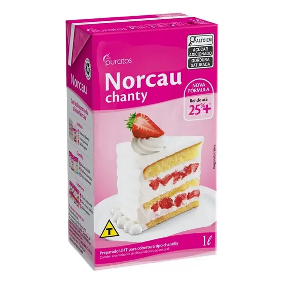 Chantilly Norcau Chanty Tradicional 1 Lt - Puratos
