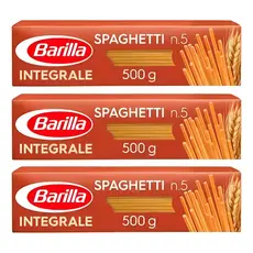 Kit C/3 Macarrão Italiano Integral Spaghetti Barilla 500g