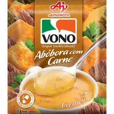 Kit 10 Sopa Vono abóbora com carne 17 GR. - Super Oferta