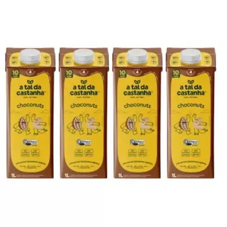 Combo 4 unidades Leite Vegetal Choconuts 1L| A Tal da Castanha