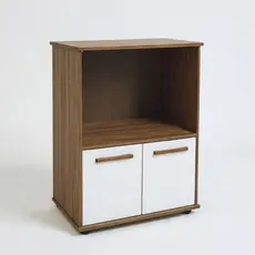 Balcão Para Cozinha – Variações de Cores Duas Portas E Suporte Para Micro-Ondas Madu
