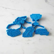 Kit Cortadores de Biscoito Tema Carros – 5 Modelos Divertidos