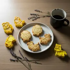 Kit Cortadores de Biscoito Fazendinha – Diversão e Detalhes Perfeitos!