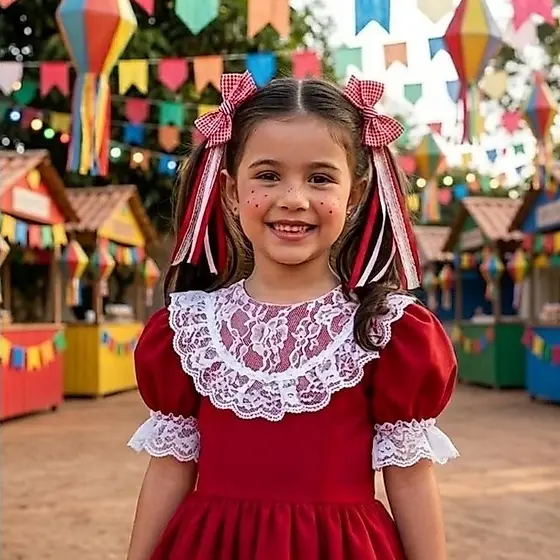 Par de laços juninos Parzinhos Lacinhos laço infantil laços infantis Laços festa junina par junino Laços no bico de pato