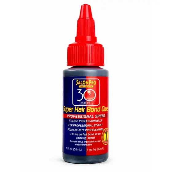 Cola cílios, Super Cola 30ml Para Alongamento Mega Hair 30 segundos Salon Pro
