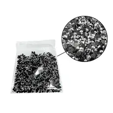 Strass Termocolante Hotfix Artesanato Nude Prata 3mm 2000un
