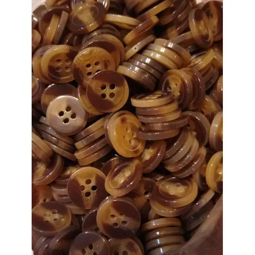 Botão Tartaruga Camisaria Roupa 4 Furos 13mm - 250 Unidades