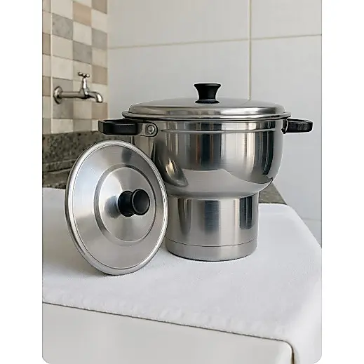 Cuscuzeira Tradicional Panela Nordestina  - Sabor e Tradição em Cada colherada - Temos P M e G