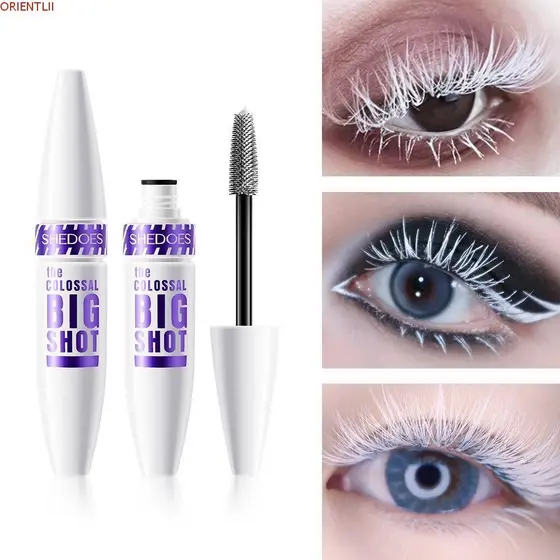 ORIENTLII Primer Para Cílios Branco , Creme Base À Prova D'água Anti-Manchas , Ferramenta Cosmética Maquiagem Dos Olhos
