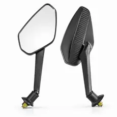 Par Retrovisor Moto Elétrica Scooter Bike Elétrica Rosca 8mm Universal Lente Convexa