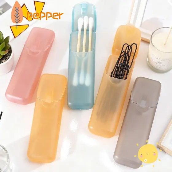 Caixa De Palito De Pimenta , Mini Caixas De Armazenamento Transparentes Portáteis , Organizador De Peças Pequenas De Cla