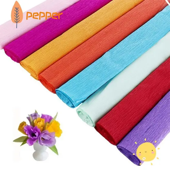 Papel De Buquê De Embrulho De Flores De Pimenta , material De Produção Crepe DIY , Artesanais