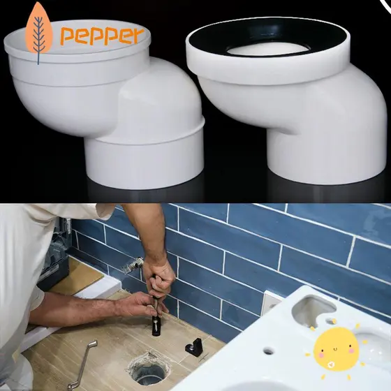 Relocação De Drenagem De Vaso Sanitário PEPPER , Tubo De Mudança Adaptador De Extensão De 110 Mm , Extensor De