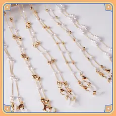 Corrente Perfumada Retro Ouro Halter Óculos Anti Gota Cordão