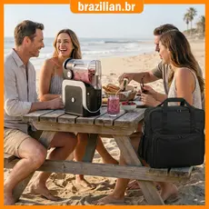 Slushie Machine Travel Case Proteção Redonda Isolada Slushy Tote Com Design De Vários Bolsos SHOPCYC7558