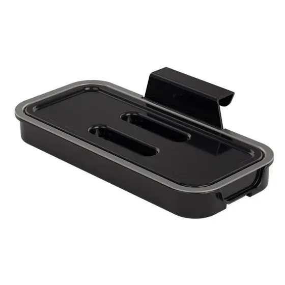 Lixeira de Cozinha para Armário Ecoblack com Sacolinha Higiênica Prática Encaixa na Porta Plasutil