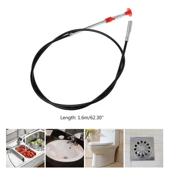 Desentupidor Limpador Pegador Garras Para Pias Ralos Canos - 160cm